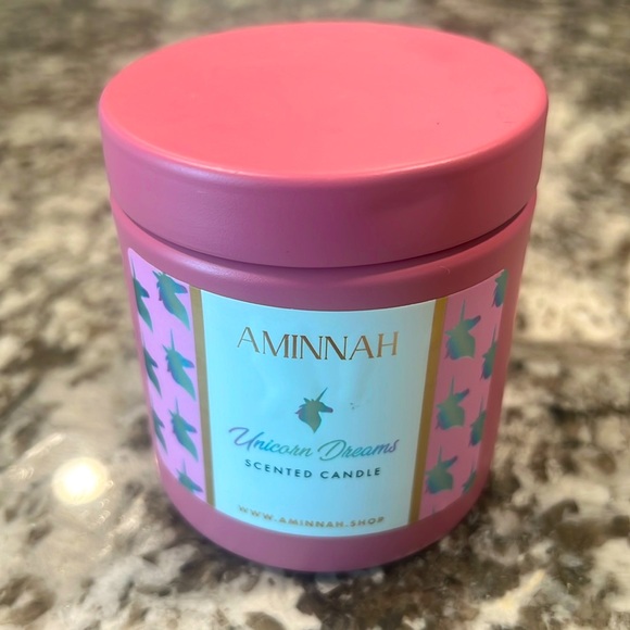 Aminnah Skincare Other - AMINNAH Skincare “Unicorn Dreams” Scented Candle Tin Aromatherapy Self Care
